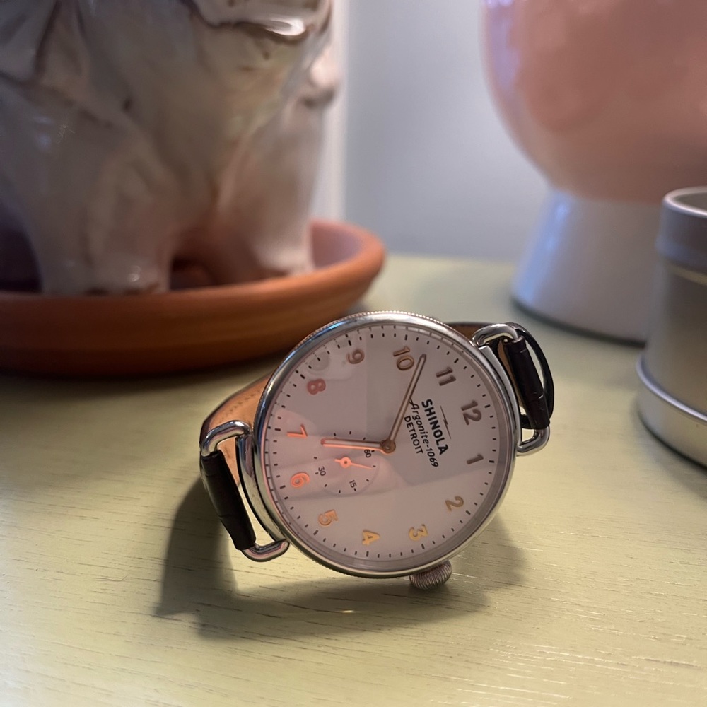 Shinola Large Face Watch